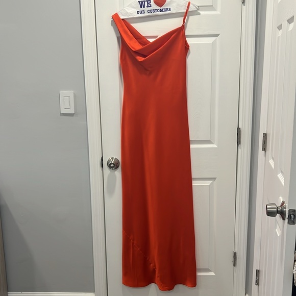 Jay Godfrey Justine Dress in Sunkist - Picture 4 of 7